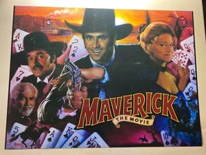 1994 SEGA Pinball Translite - Maverick The Movie - NOS - Picture 1 of 2