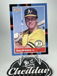 1987-88 Leaf Donruss #256 Mark McGwire Oakland Athletics - Bild 1 von 2