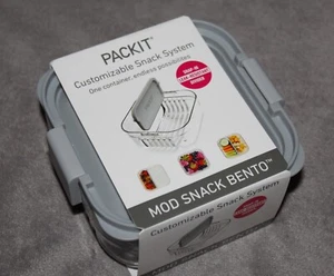 PackIt Customizable Snack Storage Travel System Mod Lunch BENTO w/ Divider NEW - Picture 1 of 1