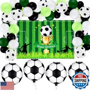Sumind 65 Pieces Soccer Party Supplies Football Theme Birthday Decorations In - Picture 1 of 5