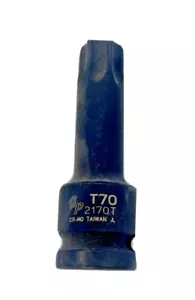 Grey Pneumatic 2170T 1/2'' Drive x T70 Internal Torx Star Drive Impact Driver - Picture 1 of 5