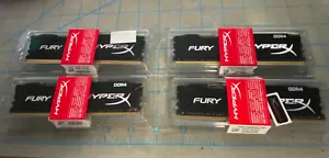 Kingston HyperX Fury 32GB - 4, DDR4-2666 CL 15 288-pin UDIMM HX426C15FB/8 - Picture 1 of 5