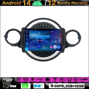 9"Android 14 Autoradio GPS SAT Navi Carplay DAB BT Stereo For BMW Mini 2007-2015 - Bild 1 von 12