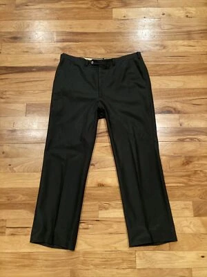 Vintage Mens Green Polyester Golf Pants Slacks Retro Party Hip Disco 36 x 29 - Image 1 of 4