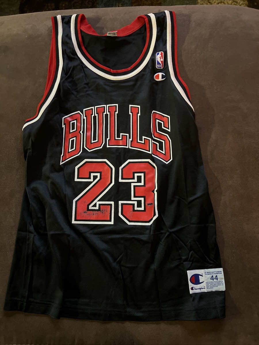 ビンテージ　90s NBA CHAMPION 44 ユニフォーム　ジョーダン　黒 Size 44. 90s Vintage Chicago Bulls Michael Jordan #23 NBA