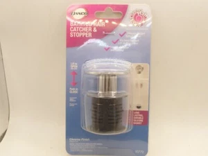 DANCO 10772 2-IN-1 BATHTUB HAIR CATCHER FUNCTIONS AS BATHTUB STRAINER & STOPPER - Picture 1 of 2