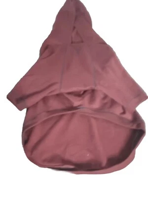 Blueberry Pet Essentials Better Basic Cotton BURGUNDY Dog Hoodie Sweater 26" - Image 1 of 4