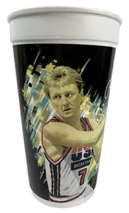 McDonalds Larry Bird 32 oz Plastikbecher 1992 USA Olympia Basketball - Bild 1 von 9