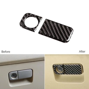 For Honda CR-V CRV 2007-2011 Carbon Fiber Interior Storage Box Handle Cover Trim - Picture 1 of 11