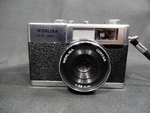 VINTAGE SPAIN WERLISA CLUB COLOR VIEWFINDER 35mm CAMERA WORKING - Picture 1 of 10