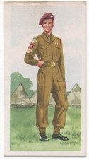 PRIORY TEA TRADE CARD I-SPY PEOPLE IN UNIFORM 1957 No. 18 PARATROOPER