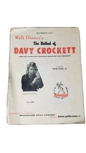 Ballade Of Davy Crockett Pietro Deiro Jr. Akkordeon Solo Noten Disney - Bild 1 von 2