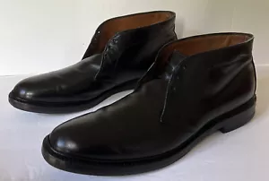 Stivali Chukka Allen Edmonds ""Dundee"" con guscio Cordovan 14 AA neri - Foto 1 di 12