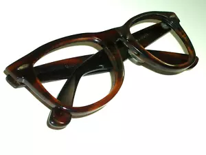 50M VINTAGE B&L RAY BAN L2053 SPESSO WAYFARER 5024 OCCHIALI DA VISTA/OCCHIALI DA SOLE SOLO MONTATURA - Foto 1 di 9