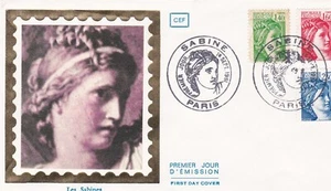 FRANCE 1981 FDC SABINE YT 2154 A 2156 - Foto 1 di 1