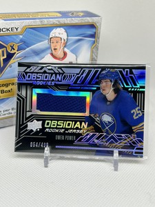 2022-23 UD SPX UD Black Obsidian Rookies Jersey ORJ-OP Owen Power - Sabres #/499