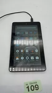 Amazon Fire 7 (5th Gen) Tablet SV98LN 16GB Wi-Fi 7" Black used tested working - Picture 1 of 9
