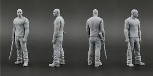 Dominic Toretto (Vin Diesel) Fast & Furious Figura per 1:18 Chevelle Greenlight - Foto 1 di 5