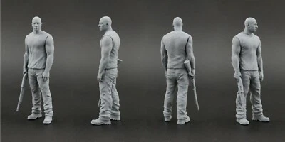 Dominic Toretto (Vin Diesel) Fast & Furious Figura per 1:18 Chevelle Greenlight - Immagine 1 di 4