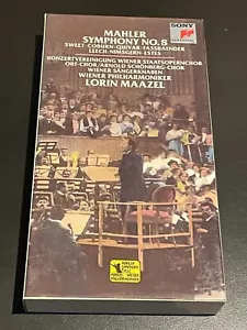 Gustav Mahler - Symphony No. 8 - 2x Cassette Tape Album Box Set - Lorin Maazel - Picture 1 of 6
