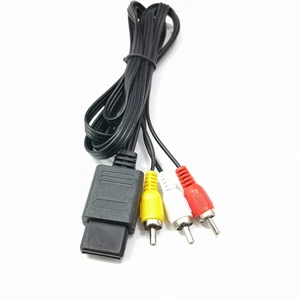 Add Elegance to your Gaming Setup with Black AV Cable For for NinteFor for NDo - Picture 1 of 5