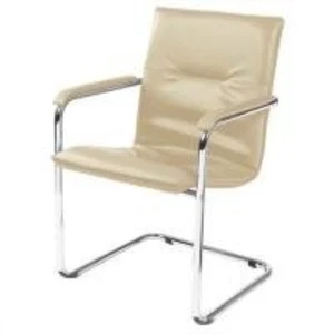 NOWY STYL Rumba Chrom V46 Besuchersessel beige 2 St. - Afbeelding 1 van 1