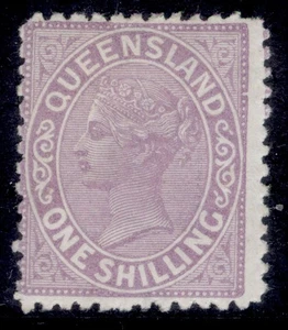 AUSTRALIA - Queensland QV SG145, 1s pale lilac, M MINT. Cat £200. - Picture 1 of 1