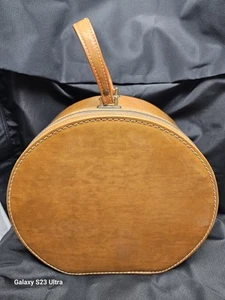 Rivista Ragazza, Hat Box Munro Simulato Pelle Vintage Case Ottime Condizioni - Foto 1 di 22