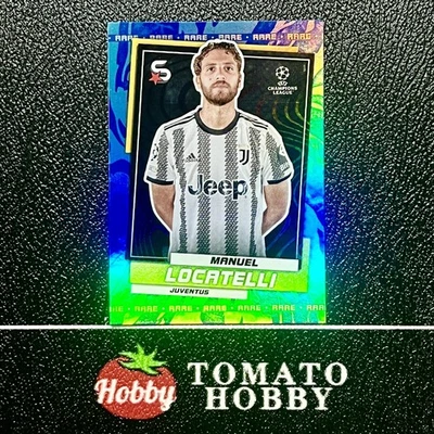 TOPPS SUPERSTARS UEFA 2022-23 MANUEL LOCATELLI ICE REFRACTOR ARSENAL - Image 1 of 2