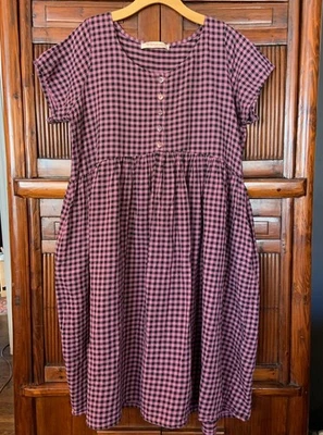 Vestido Privatesachen en mezcla de algodón/lino Foto 1 de 4