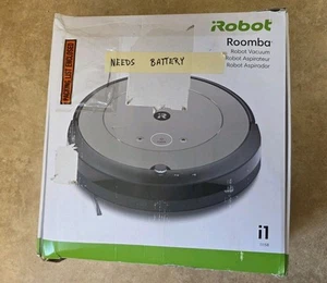 iRobot Roomba i1 AeroForce Robot Vacuum Parts/Repair i1158 *needs Battery!  - Picture 1 of 10