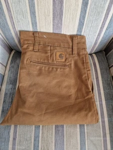 Chinos Carhartt Marrón - Pantalón Sid W32 x L32 Pantalones - USADOS. - Imagen 1 de 7