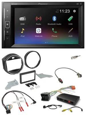 Pioneer DAB Lenkrad 2DIN Bluetooth USB Autoradio für BMW Mini F55/F56 2013-2016 - Bild 1 von 4