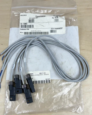 Lot of 4 SMC D-C80C Auto Switch Sensors - Image 1 of 4