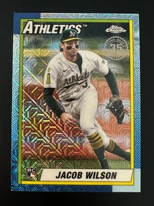 2025 Topps Update JACOB WILSON Silver Pack Mojo RC U90C-67 ATHLETICS 2 - Picture 1 of 2