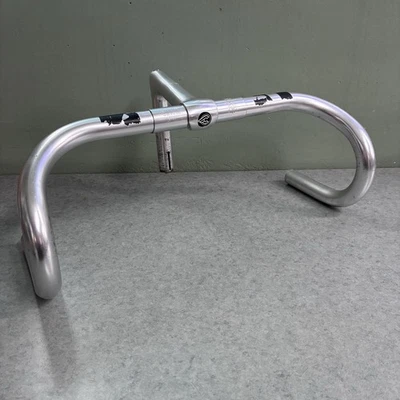 Vintage Cinelli 64-40 Giro D'Italia Handlebars 40 cm And 120mm XA Quill Stem - Image 1 of 4