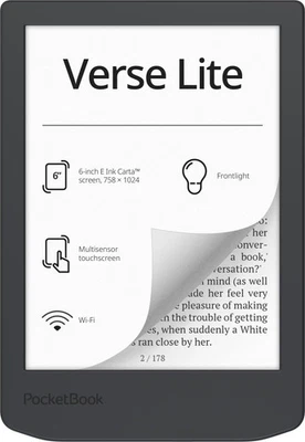 PocketBook Verse Lite eReader mist grey 15,24cm (6") Display 8 GB - Bild 1 von 4