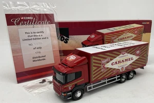 Corgi Rigids Scania P Box Lorry Tunnock's Caramel CC14202 Limited Edition Model - Picture 1 of 15