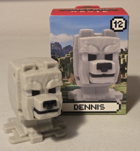 McDonalds Minecraft Movie Dennis Wolf Happy Meal Toy #12 With Box | eBay