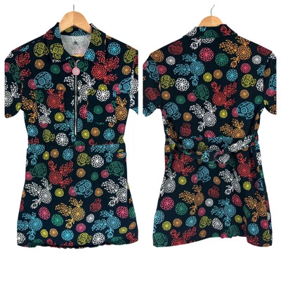 DISNEY x PIXAR COCO Girls 13 Black Multicolor Floral Skull Zip Back Tie Dress - Image 1 of 4