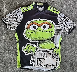Men’s Pearl Izumi Sesame Street Oscar the Grouch Cycling Jersey, Size XXL - Picture 1 of 5