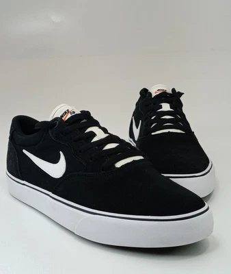 Nike SB Chron 2 Lona Gamuza Negro Blanco Hombres Zapatos de Skate DM3493-001 Talla 10 Foto 1 de 4