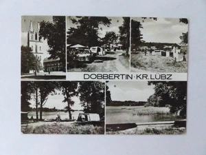 Ansichtskarte - Dobbertin Kreis Lübz - Klosterkirche, Zeltplatz, am See - Bild 1 von 2