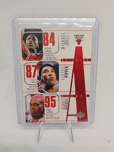 1996-97 Upper Deck #139 Michael Jordan/Scottie Pippen/Dennis Rodman/Kukoc/Harper - Bild 1 von 2