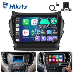 9" 2+64G CarPlay Android13 Autoradio GPS Navi Für Hyundai Santa Fe III 2012-2018 - Bild 1 von 14