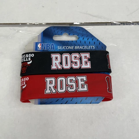 Derrick Rose Wide Bracelets 2012 Official Licensed Collectible NBA Chicago Bulls Cover