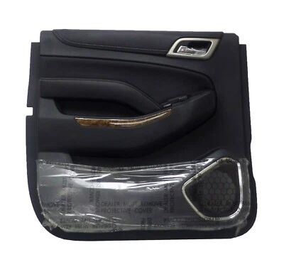 22903220 Rear Driver Side Door Panel Jet Black 2015-20 GMC Yukon XL Suburban - Image 1 of 4