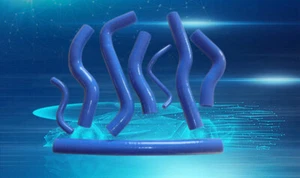 FIT ACURA NSX 1991-2005 Silicone Radiator heater Hose Kit BLUE - Picture 1 of 4