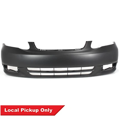 New Front Primed Bumper Cover For 2003-2004 Toyota Corolla CE LE TO1000240 - Изображение 1 из 4