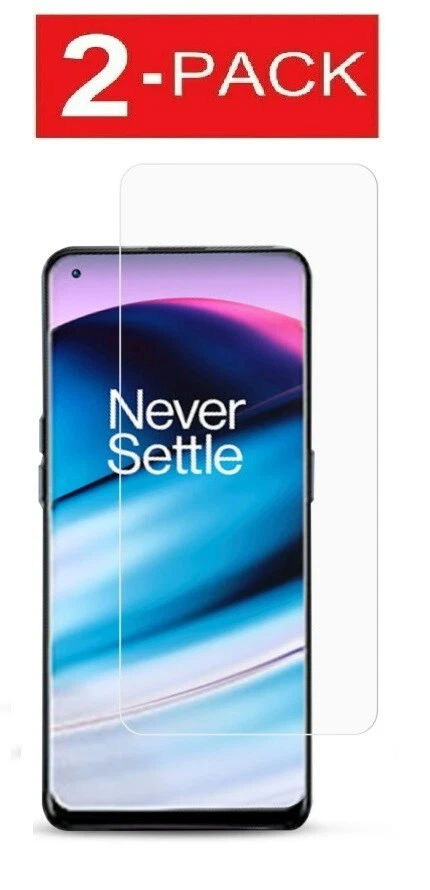2 Pack Tempered Glass Protector Bubble Free Compatible with OnePlus Nord N20 5G - Image 1 of 1